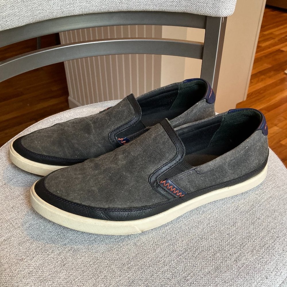 Cole Haan men's canvas slip on loafers